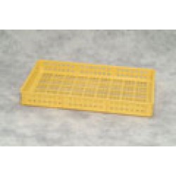 Delivery Tray Plastic 3.5" Deep Yellow